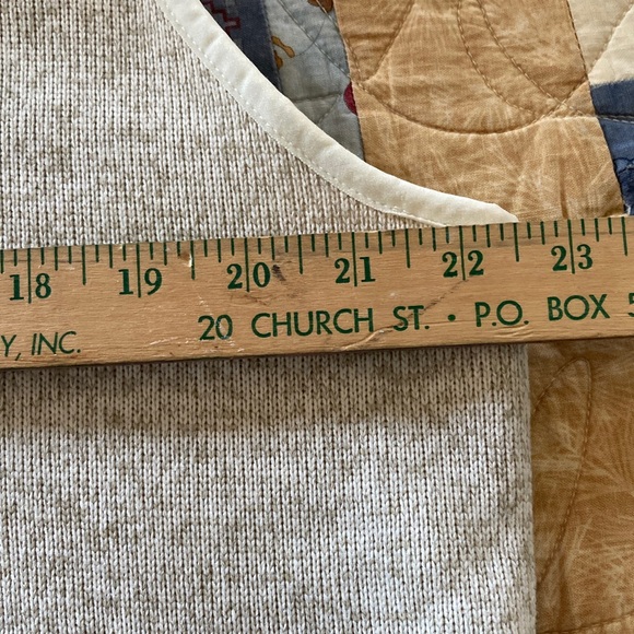 LL Bean Women's Fleece Vest Sailcloth Full Zip  XL REG tan 4 pockets layer - Picture 4 of 10